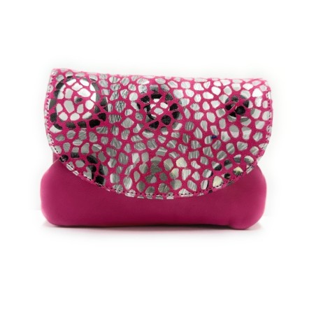 Leather Purse Gaudi Silver-Big