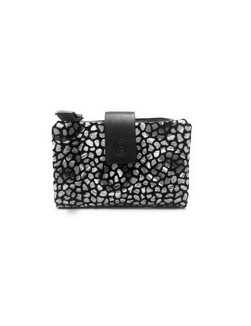 Portefeuille en cuir Gaudi Silver Barcelona
