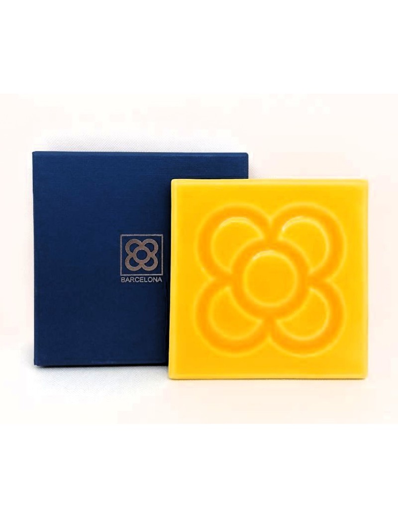tuile panot fleur barcelona