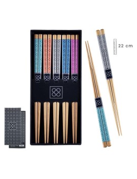 Set 5 palillos chinos Panot Flor Barcelona