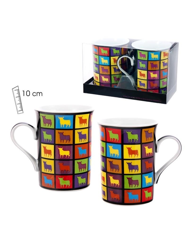 Ensemble de 2 tasses toro