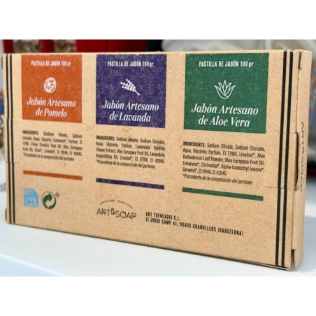 Pack de 3 savons artisanaux Gaudí Barcelona