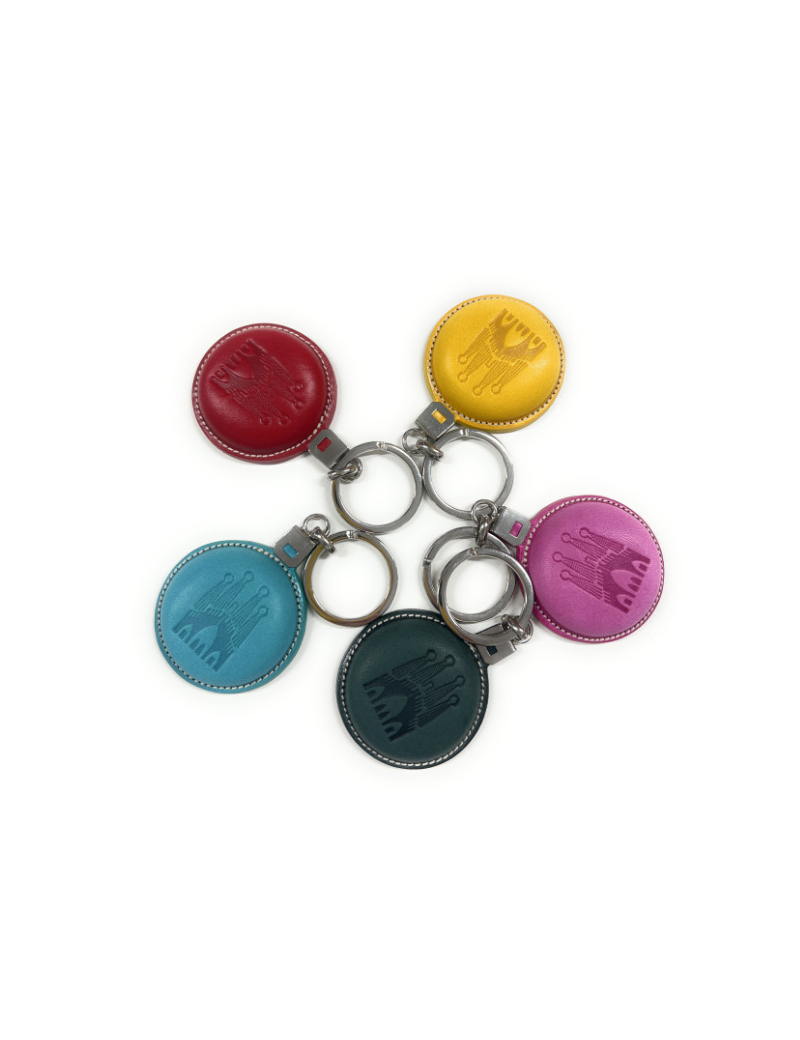 Leather Keyring Gaudi Sagrada Familia