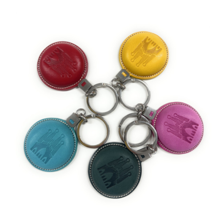Porte-clés en cuir Gaudí Sagrada Familia
