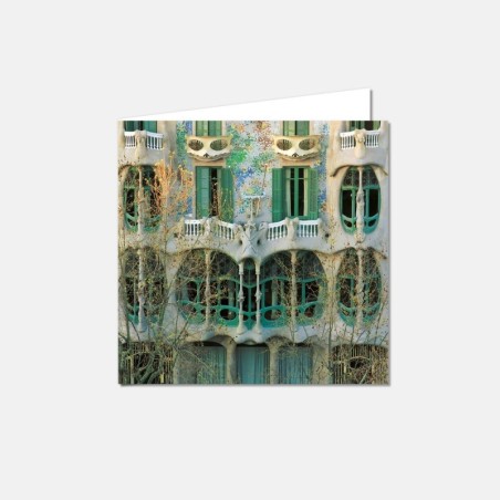 Carte postale façade Casa Batlló