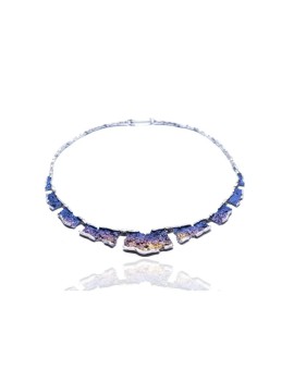 Pendentif émail moderniste grand