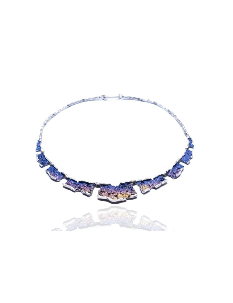 Pendentif émail moderniste grand