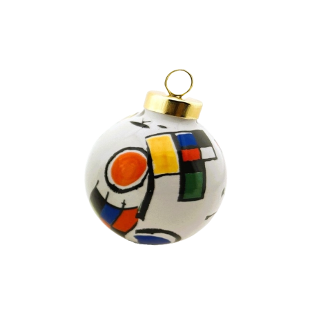 Christmas Ball Gaudi Miro Inspiration
