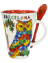 Taza con cuchara Búho Barcelona