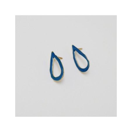 Boucles D'oreilles Dorées Miró Jewelry Goutte