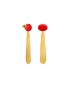 Long Golden Earrings Miró Jewelry