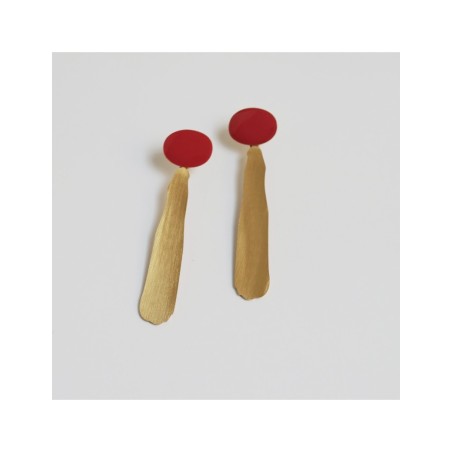 Arracades Daurades Llargues Miró Jewelry