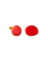 Boucles D'oreilles Dorées Miró Jewelry Rouges