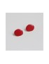 Golden Earrings Miró Jewelry Red