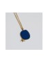 Collar Dorado Miró Jewelry azul