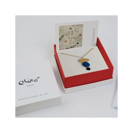 copy of Collier Dorée Miró Jewelry Bleu