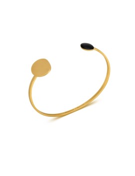 Golden and black Bracelet Miró Jewelry