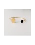 Golden and black Bracelet Miró Jewelry