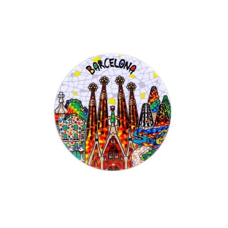 Posavasos cerámica Gaudí Barcelona