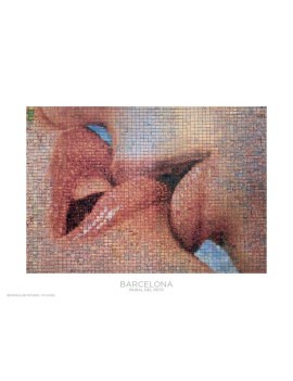 Làmina El Petó Barcelona Joan Fontcuberta.