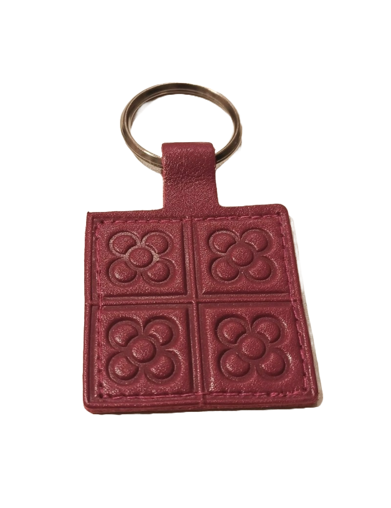 Porte-clés en cuir Barcelona Panot
