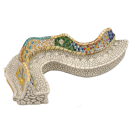 Banc Parc Güell ceràmica - gran