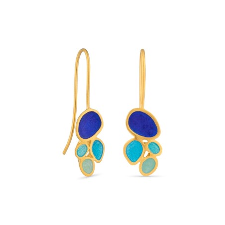 Boucles d’oreilles crochet dorées Gaudí Barcelona Fruits