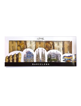 Caja de 7 Turrones Artesanos Gaudí Barcelona