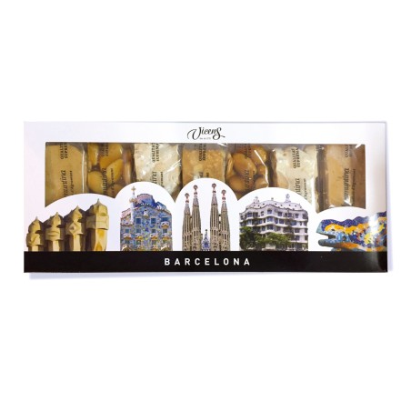 Boîte de 7 Nougats Artisanaux Gaudí Barcelone