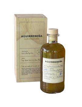 Aceite de Oliva Club Zorzaleño Aguirrebeña caja de madera