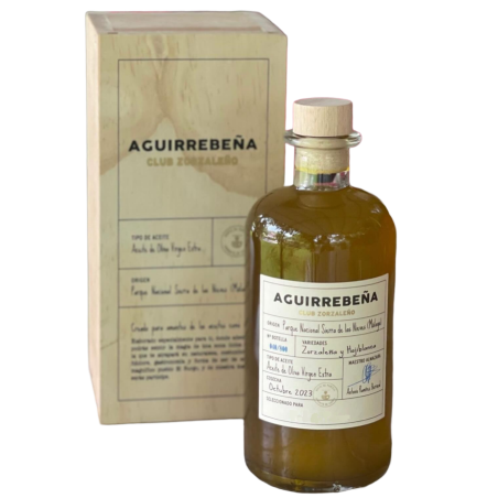 Huile d’Olive Club Zorzaleño Aguirrebeña Coffret en bois