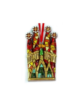 Adorno árbol Navidad Sagrada Familia Gaudí