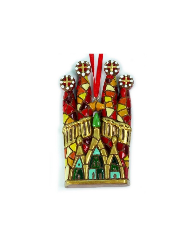 Adorno árbol Navidad Sagrada Familia Gaudí