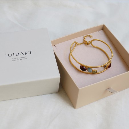 Multicolored gold-plated bracelet – JOIDART
