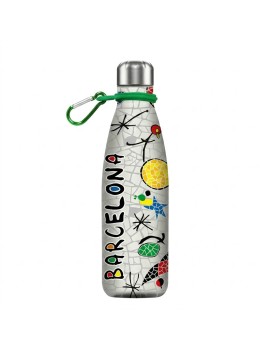 Barcelona Stainless Steel Thermal Bottle – Catalan Surrealist Artistic Design 500ml