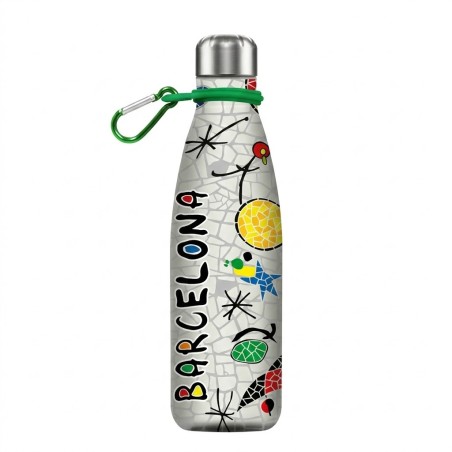 Barcelona Stainless Steel Thermal Bottle – Catalan Surrealist Artistic Design 500ml