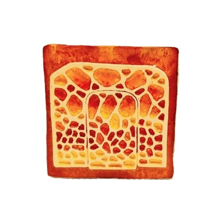 Ceramic Magnet La Pedrera Door