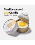 Espelma de cera vegetal - Aspecte d'ou, olor de vainilla