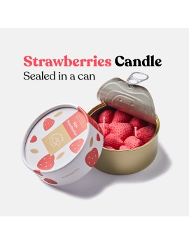 Vegetable Wax Candle - Strawberries