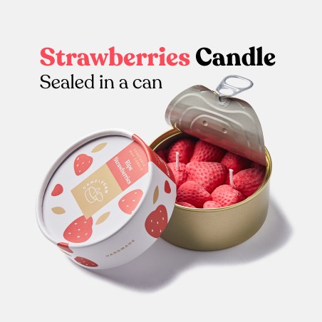 Vegetable Wax Candle - Strawberries
