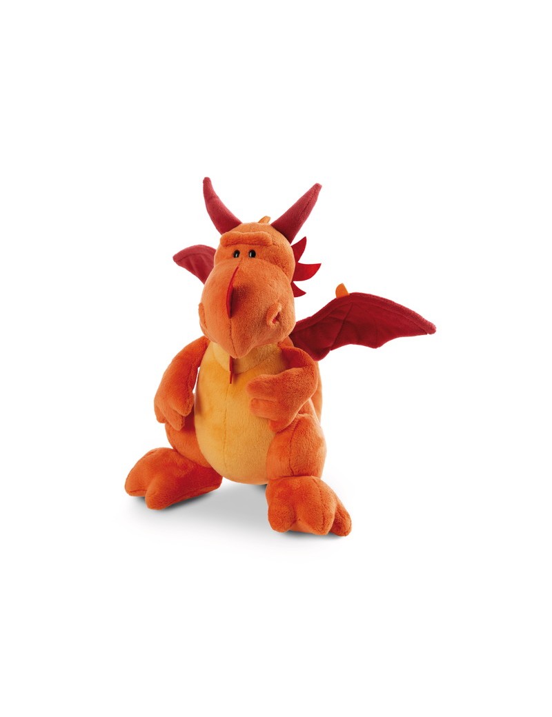Soft toy Sant Jordi orange dragon