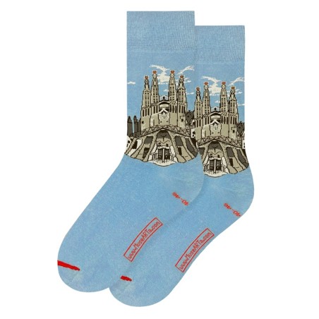 Calcetines artísticos Sagrada Familia Gaudí Barcelona