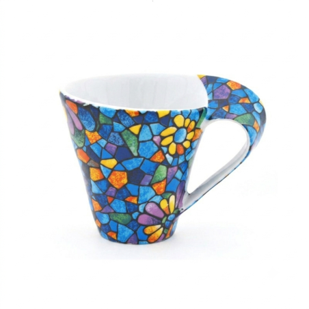 Teo Vitral Gaudí Barcelona ceramic mug