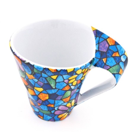 Taza cerámica Teo Vitral Gaudí Barcelona