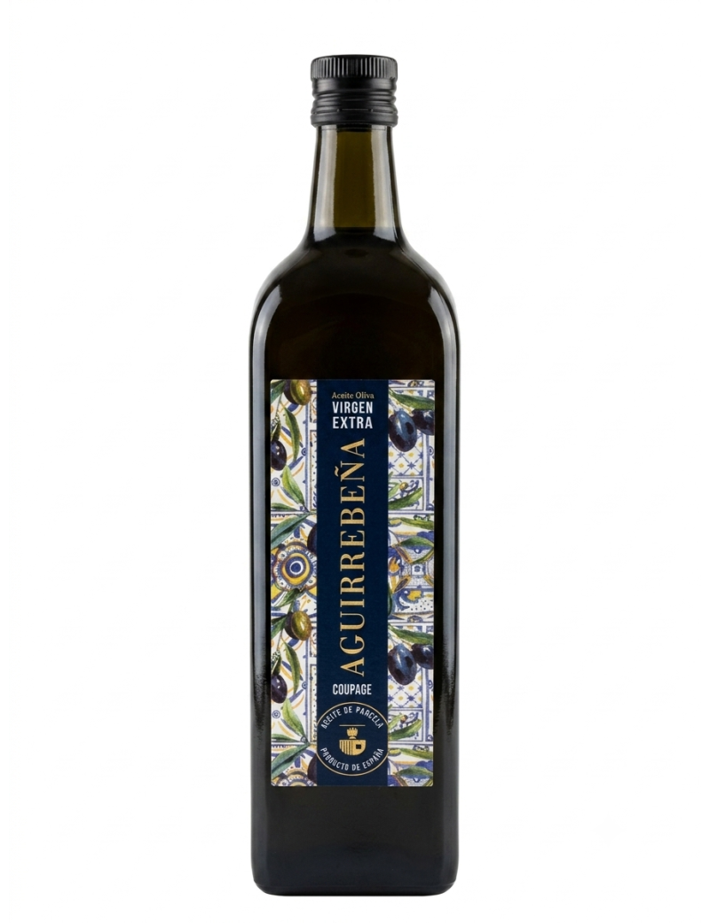 Mezcla de aceites de oliva virgen extra «Aguirrebeña Premium» (1 L)