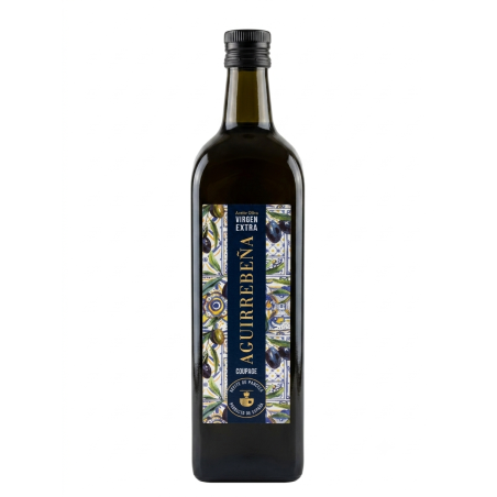 Mélange d'huiles d'olive vierges extra « Aguirrebeña Premium » (1 L) | Véritable huile d'olive vierge extra espagnole