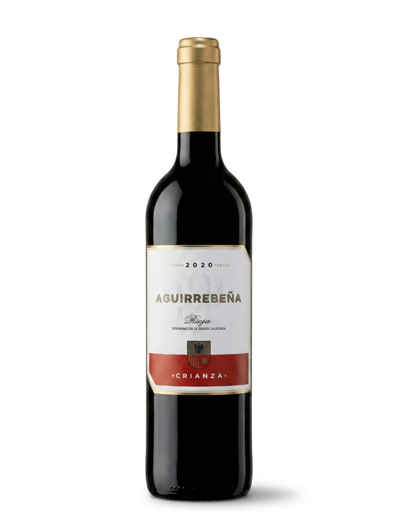 Aguirrebeña Rioja Crianza 2020 | Véritable vin rouge espagnol (750 ml)