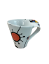 Taza cerámica Teo Barcelona - diseño artístico surrealista catalán