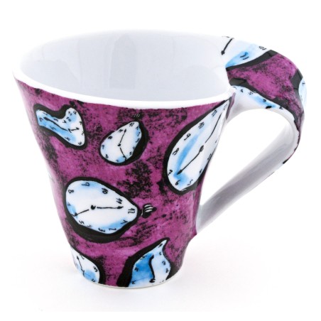 Taza cerámica Teo Relojes - diseño artístico surrealista catalán