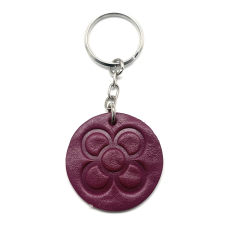 Leather Keyring Barcelona Panot